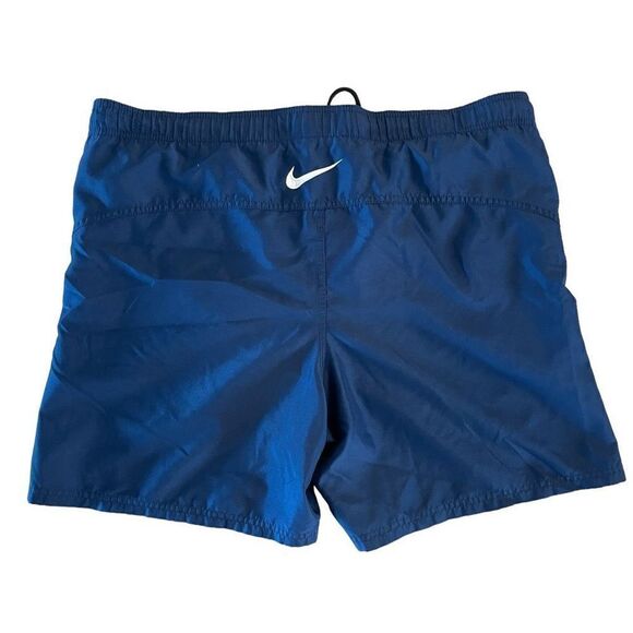 Nike Mens Board Shorts Swim Trunks Elastic Waist Navy Blue Polyester Size 40 - Picture 2 of 7